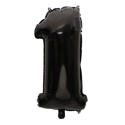 Black 32inch Fat Digital Balloons for Kids Birthday Party We