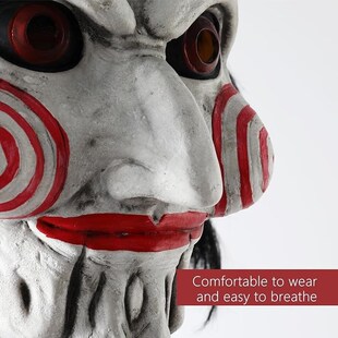 Billy the  Scary Puppet Clown Mask Halloween Mask Adult头套