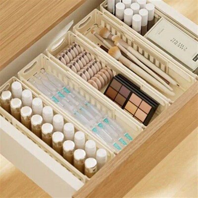 Retractable Storage Containers 3pcs Bathroom Organizers And