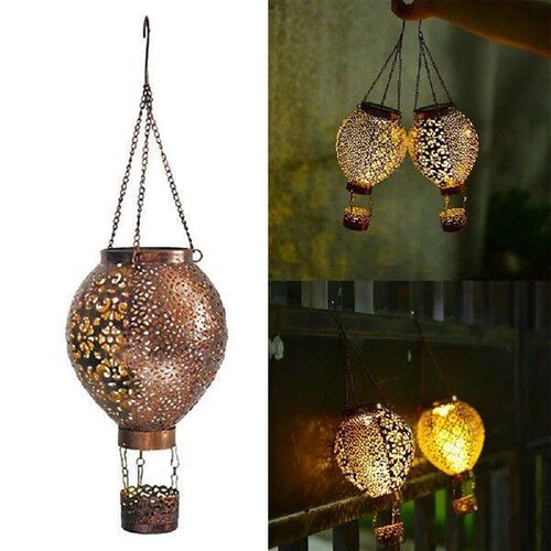 Solar Decorative Night Light IP65 Waterproof Metal Glowing