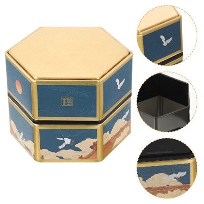 3 Pcs Storage Tin Can Coffee Bean Container Tea Canister