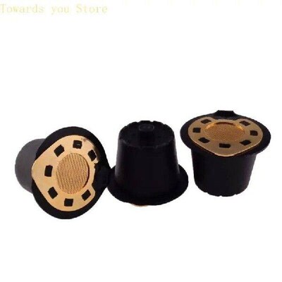 Q9QF 4pcs Reusable Refillable Coffee Pods Practical Coffee