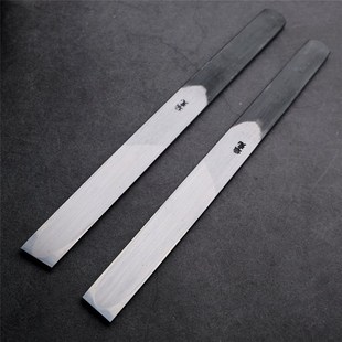 增田作坂光白引画线刀平口雕刻刀手打白纸一号钢木工削刀左右手