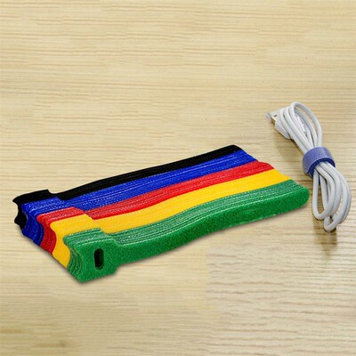 50pcs /100pcs Releasable Cable Ties Colored Plastics Reusabl