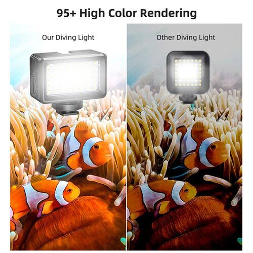Waterproof Fill Light Mini LED Diving Light 5600K200K Unde