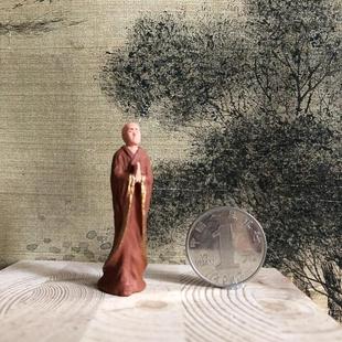 中式微景观古代历史人物摆件倩女幽魂宁采臣指尖装饰摆景山石盆景