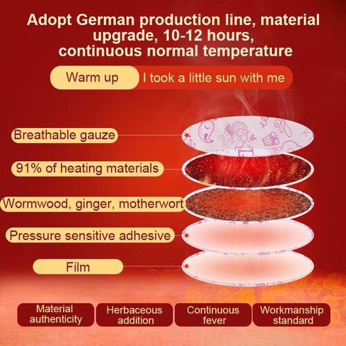 10PCS Warmer Heating Pad Wormwood Plant Stick Winter Warm Ba