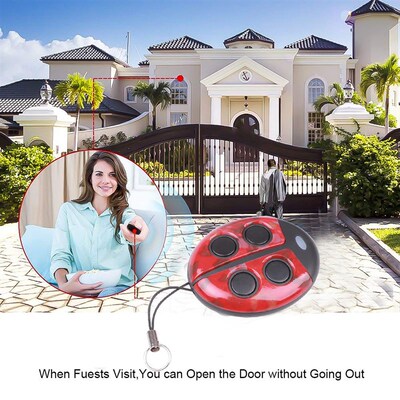 Kebidu Red Beetle 4 Button Remote Control Universal 433Mhz W