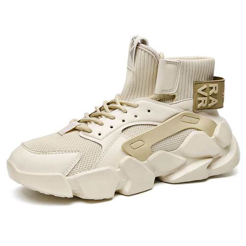 Large Size Mens Shoes Fashionable Breathable Thick-soled Da