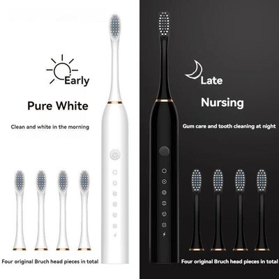 Six-Speed Automatic Electric Toothbrush Adult & Childrens U