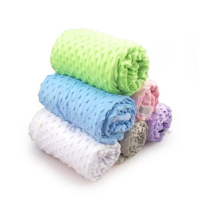 10070cm Baby Blankets Newborn Soft Baby Wrap Swaddle Blank