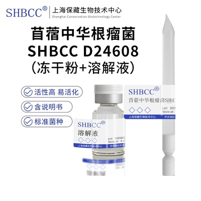 苜蓿中华根瘤菌SHBCC D24608非模式生物YMA培养基28-30培养活化