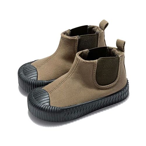 Children high-top canvas shoes baby with cotton warm soft bo