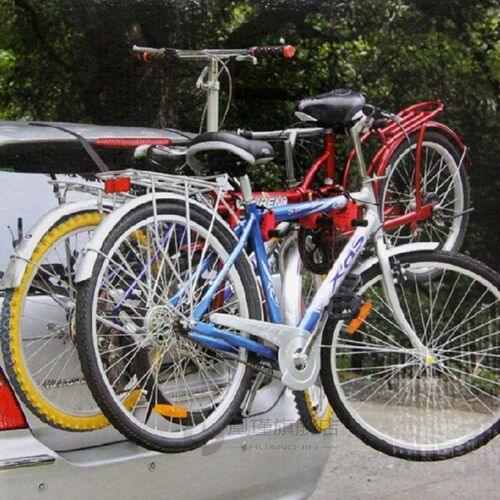 Heavy Duty 3-Bike Carrier Trunk Mount Stand Bike Rack 3-Bike