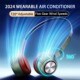 Cool Wearable Air 2025 720 Super Conditioner Rotatable New