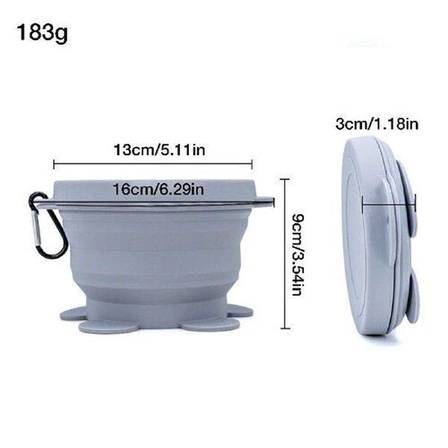Pet Collapsible Bowls Safe and Durable Silicone Pet Feeder