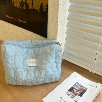New Flower Pattern Women Makeup Bag Toiletrie Cometic Organi