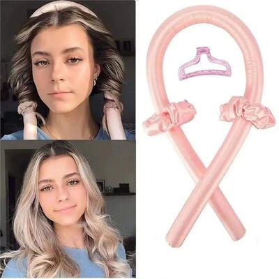 Woman Heatless Curling Rod Heatless Hair Curls Headband Make