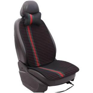 汽车坐垫单片四季通用无靠背亚麻三件防滑夏季前後排车座垫椅垫子