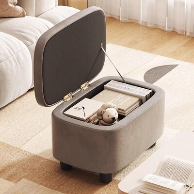 Shoe change stool living room storage stool storage box