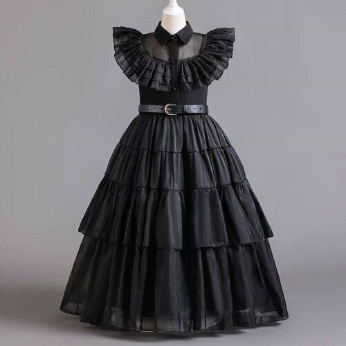 Movie Wednesday Addam Costume Girl Birthday Princess Costume