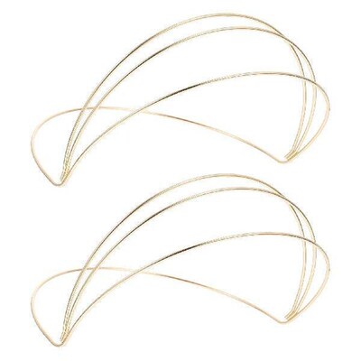 2 Pcs Four Layer Headband Crown DIY Frame Boho Decorations