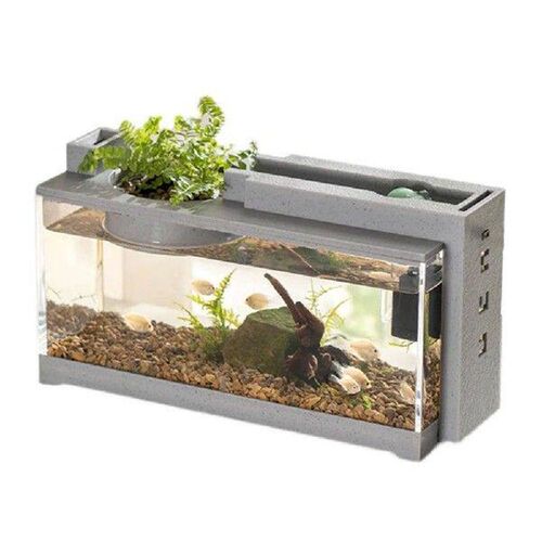 Small Aquarium Fish Tank Kit Built-in Oxygen Bar Mute
