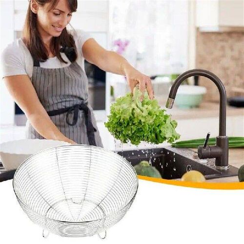 Fruit Basket For Kitchen Round Fruit Bowl Fruit Holder Wire