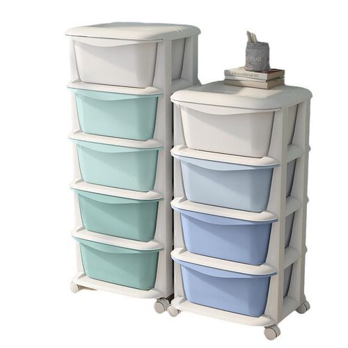 Plastic drawer storage cabinet wardrobe toys organizer box