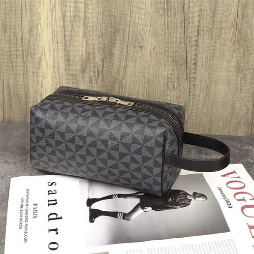 2025 Mens Bag Fashion Plaid Small Bag Mens Clutch Light Bu