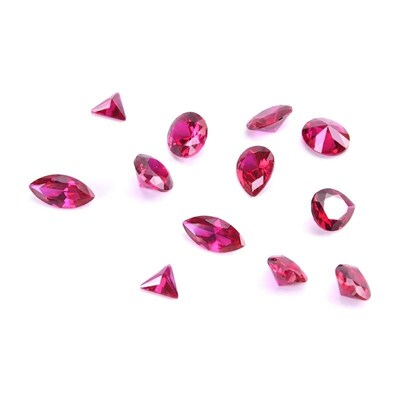 Natural Cutting Sri-Lanka Ruby Rectangle VVS Gem Corundum Sp