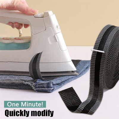 3PC Self-Adhesive Pants Paste DIY Iron on Pants Edge Shorten