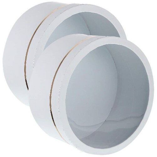 2 Pcs Snackle Round Gift Package with Window-Type Holes