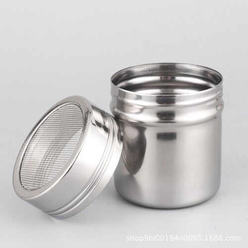 Stainless Steel Powder Jar Fancy Coffee Powder Tube Powder D