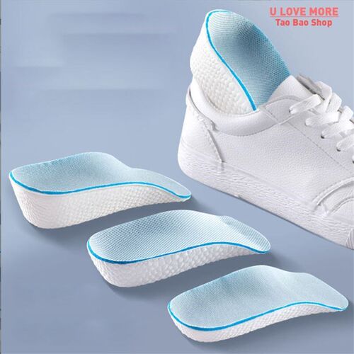 Height Increase Insoles for Men Women Shoes Flat Feet Arch S
