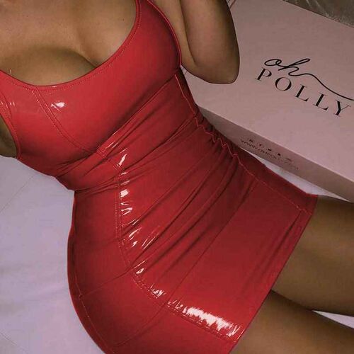 Waist wrap buttocks slimming dress性感无袖收腰包臀显瘦连衣裙