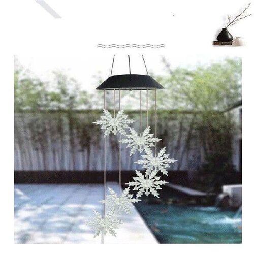 Snowflake Garden Solar Light Light Decoration Wind Colorful