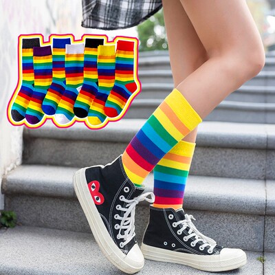 1 Pair New Arrival Cotton Elasticity Sweat Women Long Sock C