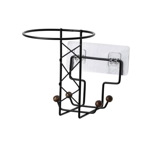 RecabLeght Motorcycle Helmet Rack Punch-Free Bathroom Shelf