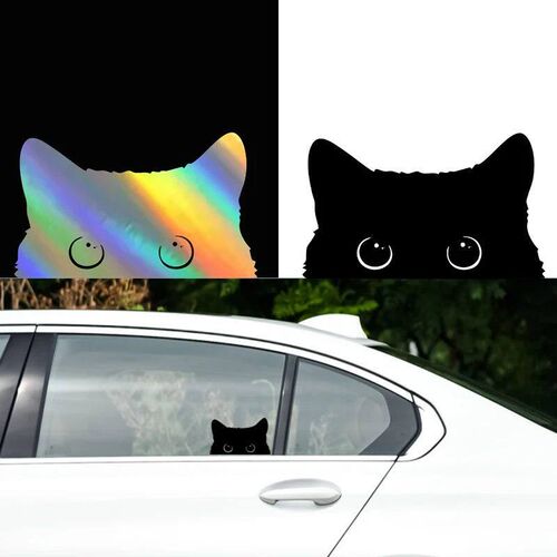 1 piece Hot  Car er Accessories Poor Cat Is Stealing with Bi