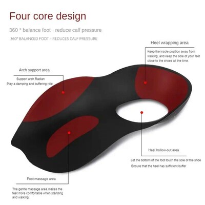 Flat Foot O-Shaped Legs Insole For Shoes Correction Arch Sup