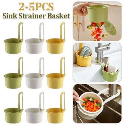 Creative Sink Strainer Basket 2-5PCS Hangable Filter Basket