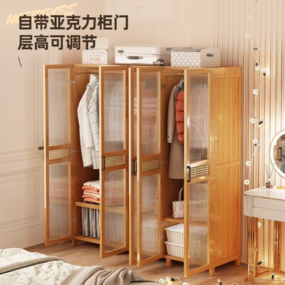Dustproof wardrobe bedroom clothes storage cabinet