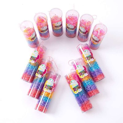 Disposable Rubber Band Hair Black Candy Color Childrens Hai