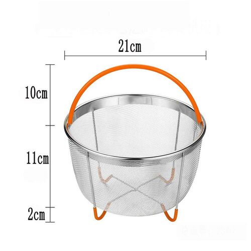 Steamer Basket for Instant Pot 6Qt Stainless Steel Mesh Stea