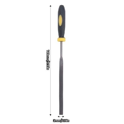 20 Pieces Professional Technical Diamond File 3X140mm Raft