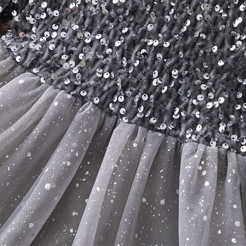 Sequin Girls Princess Party Dresses for 3-8 Yrs Kids Birthda