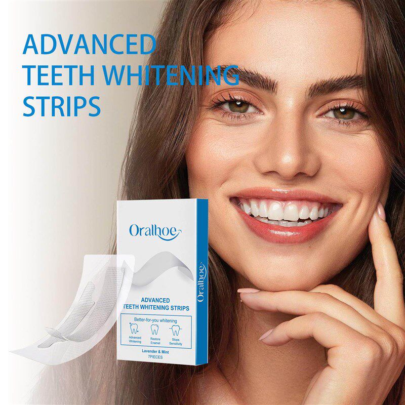 ORALHOE Teeth Care Strips Deep Cleaning Teeth and Fresh Brea - 实物图