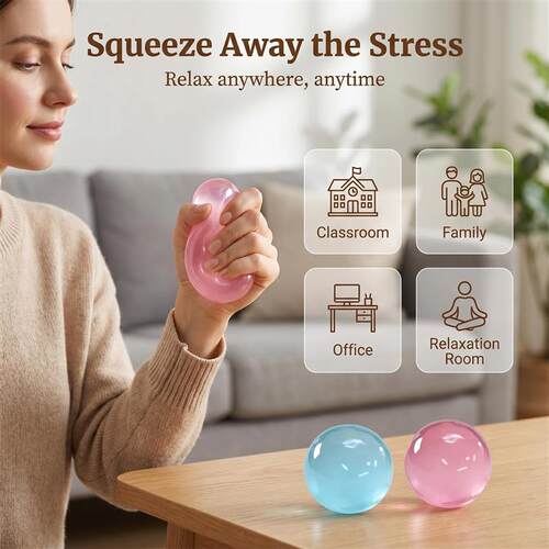 2pcs set Coconut Oil Squishy Stress Ball  Soft Squeeze Toy