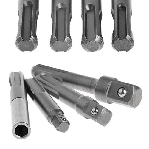 4 Pcs 1/43/81/2 SDS Socket Driver Drills+Quick Change